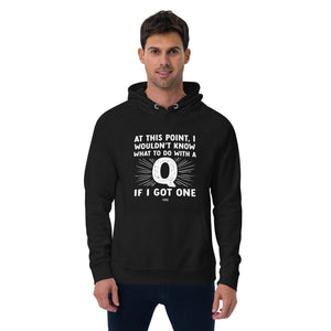 Open image in slideshow, unisex eco raglan hoodie: a q for me
