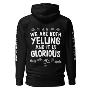 Open image in slideshow, unisex hoodie: agility = yelling SUPER EDITION (back print!)
