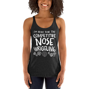Open image in slideshow, women&#39;s racerback: competitive nose wriggling
