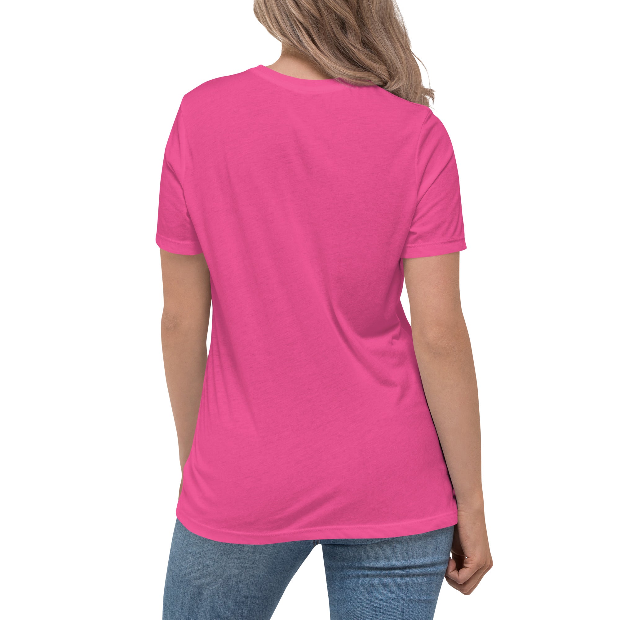 women's relaxed fit t-shirt: challenge / cheese