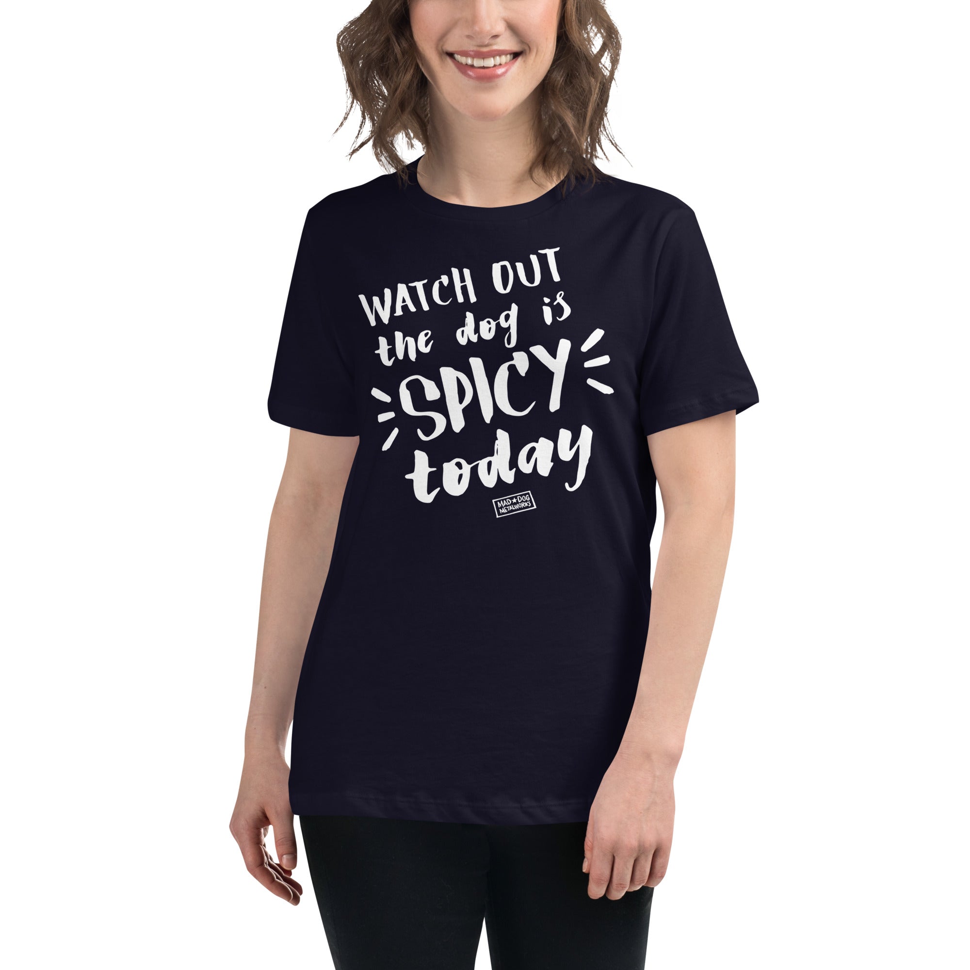 women's relaxed t-shirt: spicy