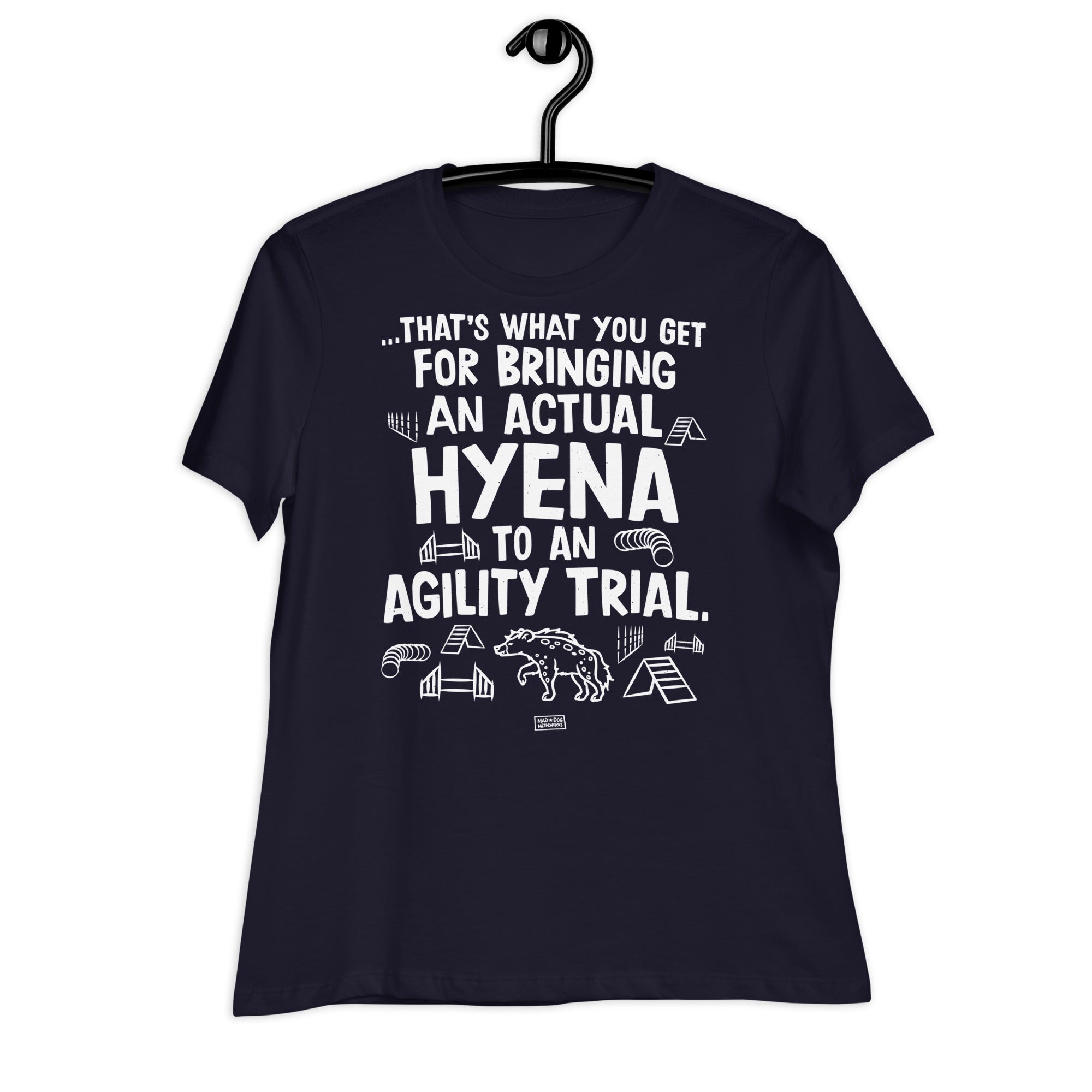 women's relaxed fit t-shirt: hyena agility